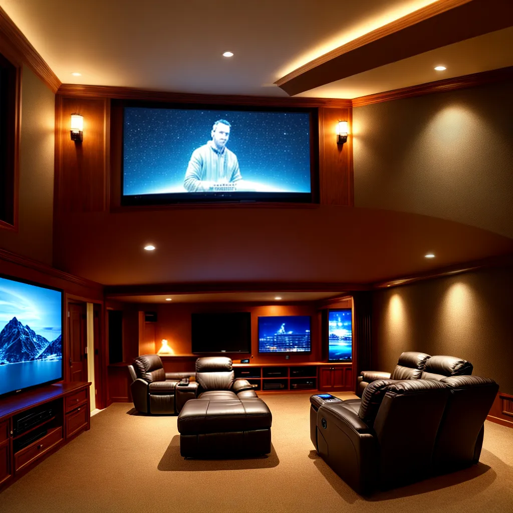 home theater luzes led ambiente