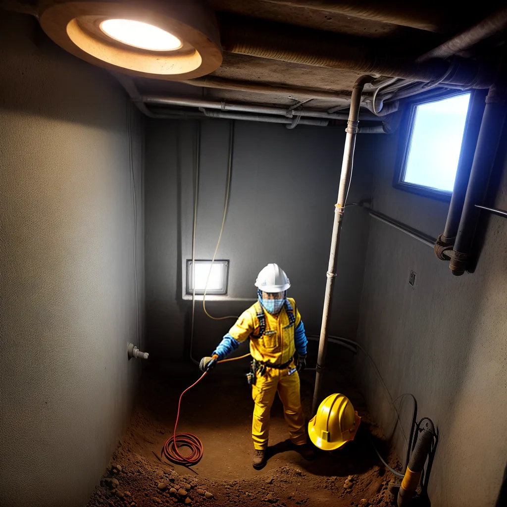 trabalhador construcao inspecao espaco confinado trabalhador construcao inspecao espaco confinado