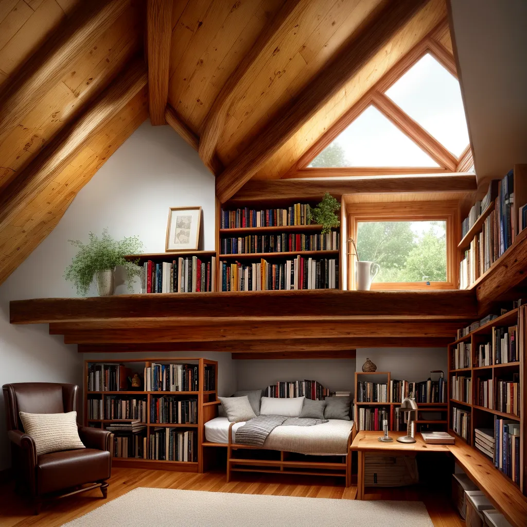 sotao acochegante decoracao leitura