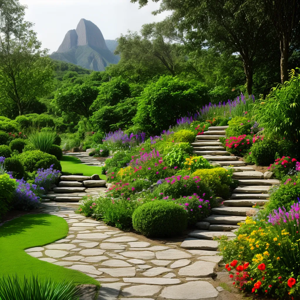 caminho pedra brita jardim