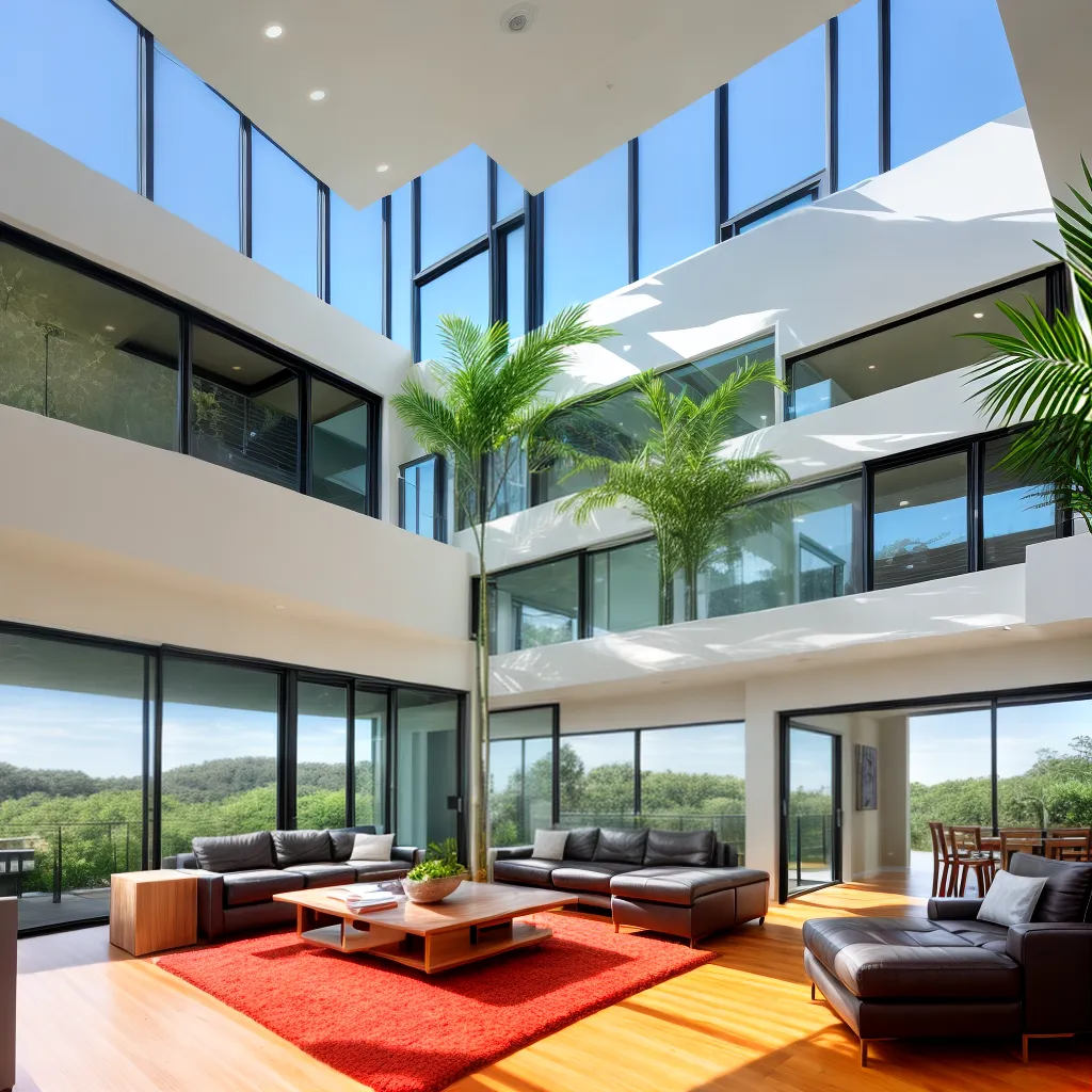 casa ecologica janelas solares living