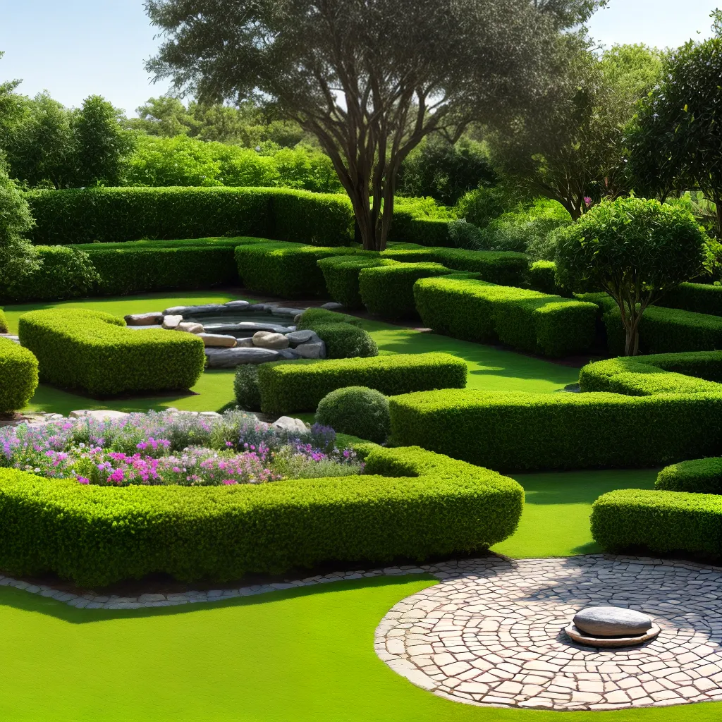 jardim pedra brita verde agua