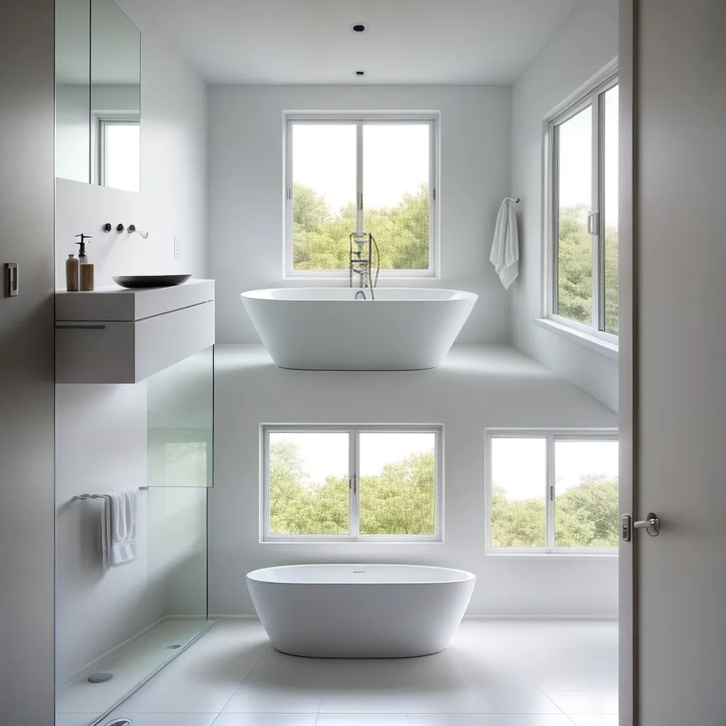 banheiro telhas brancas ceramicas luz natural banheiro telhas brancas ceramicas luz natural