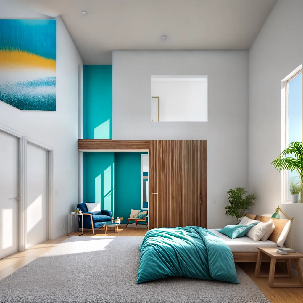 sala estar azul cinza dourado