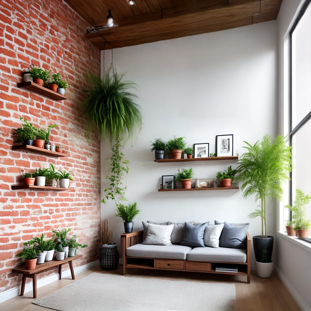 parede tijolo limewash prateleira plantas parede tijolo limewash prateleira plantas