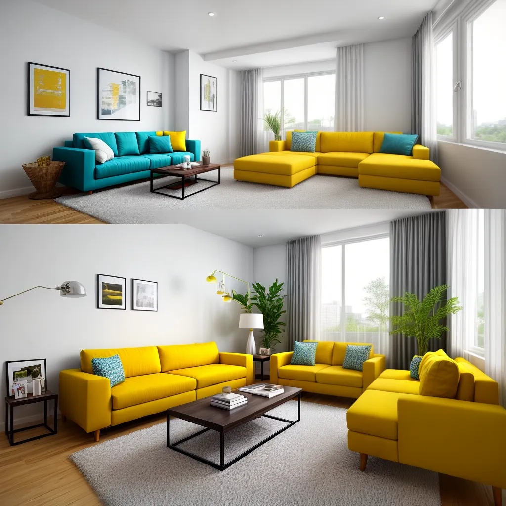 sala vibrante sofa colorido parede amarela sala vibrante sofa colorido parede amarela