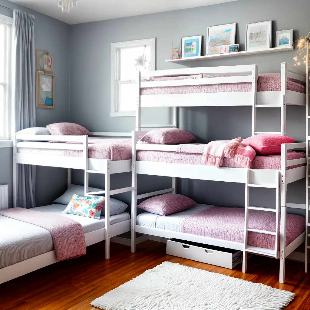 decorar quarto beliche listras luzes fadas