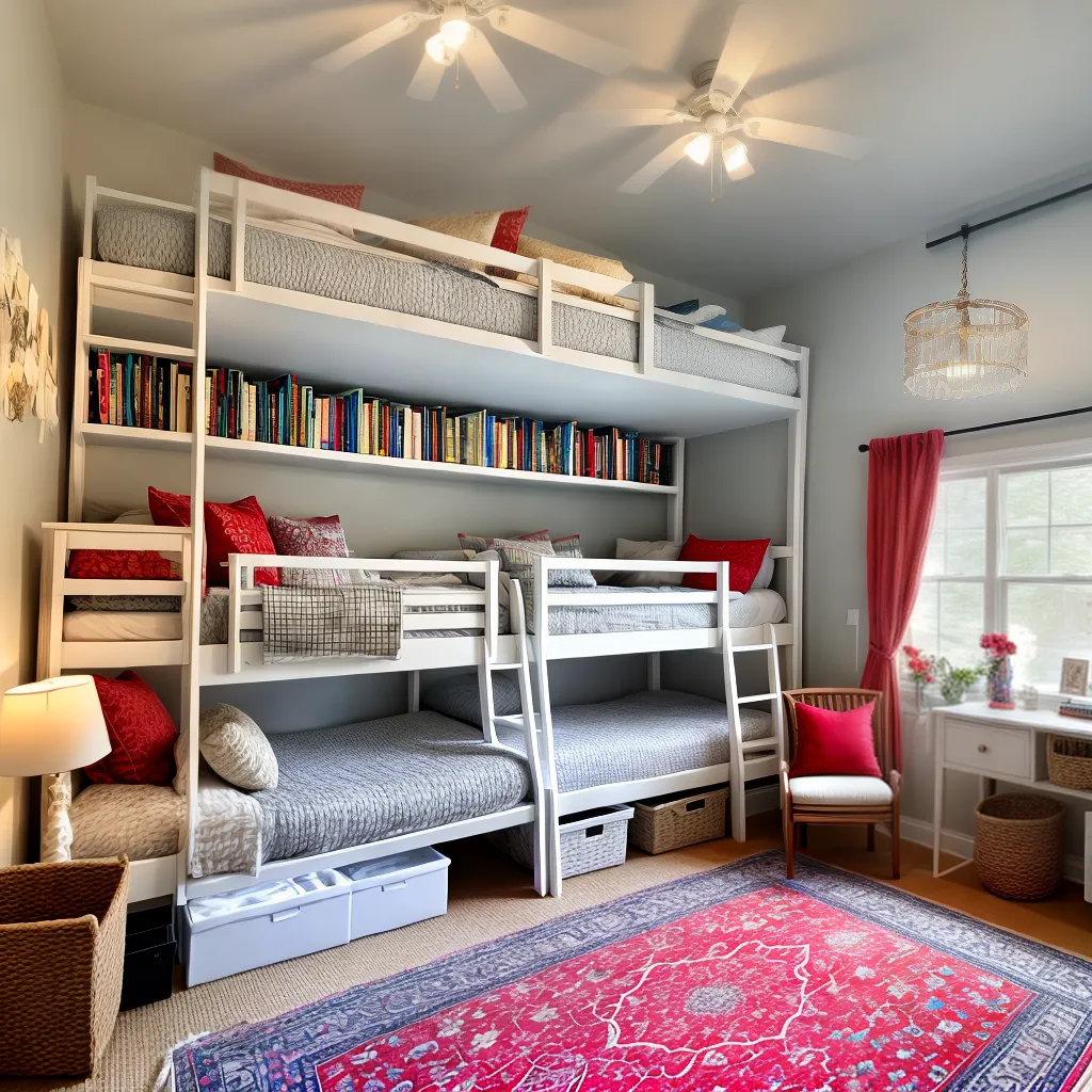 decoracao quarto beliche cores luzes