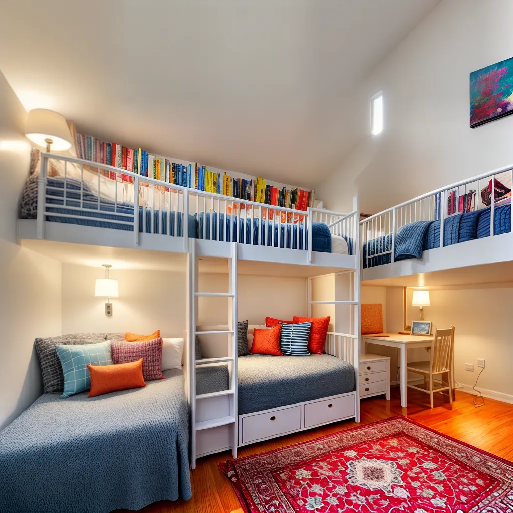 quarto acoledor beliche luzes fadas