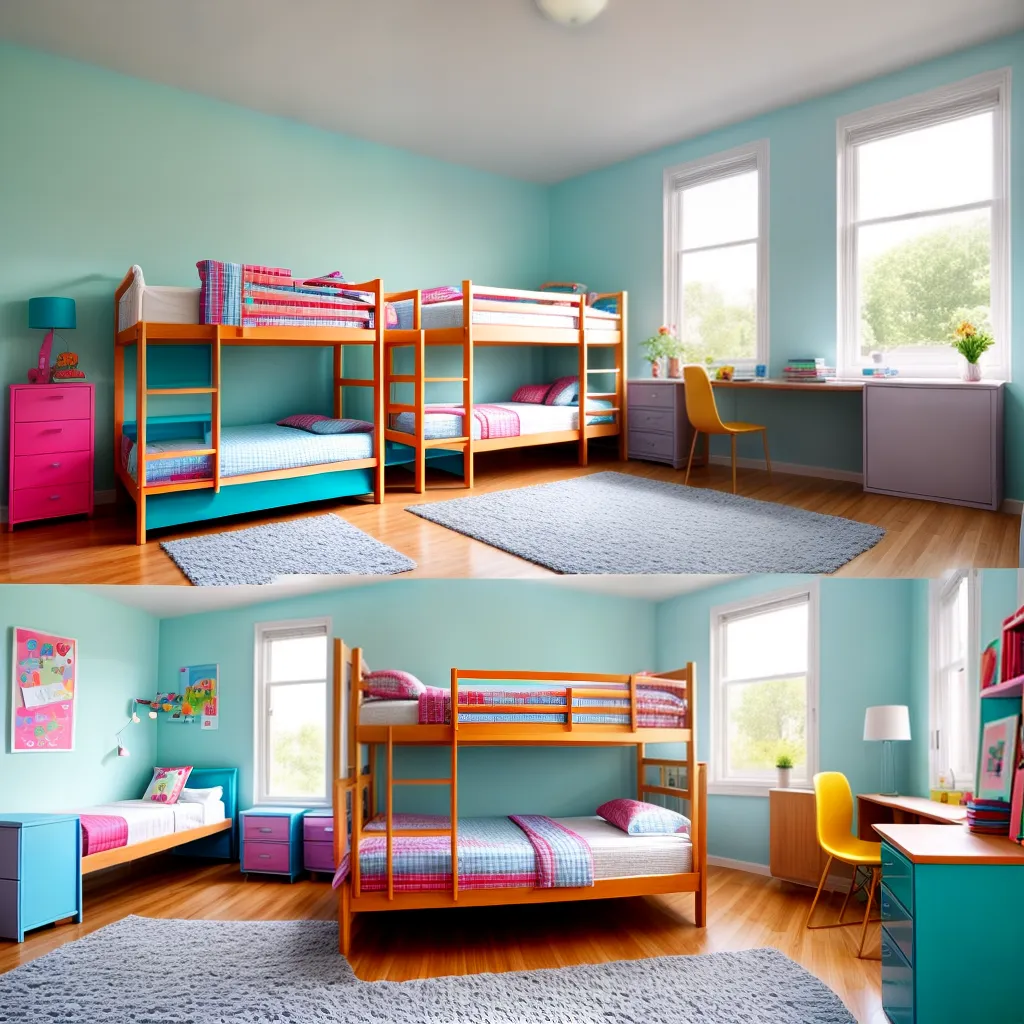 quarto infantil colorido beliches quarto infantil colorido beliches