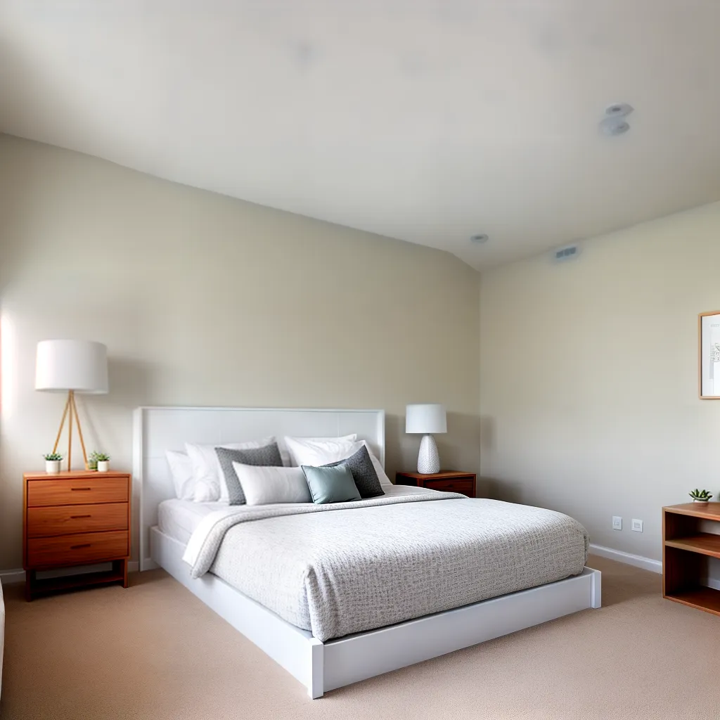 quarto minimalista beliche branco 3