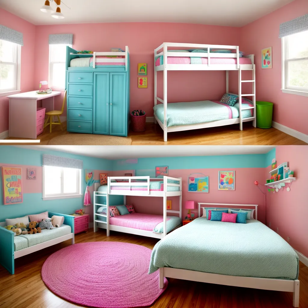 quarto infantil montessori beliche colorido