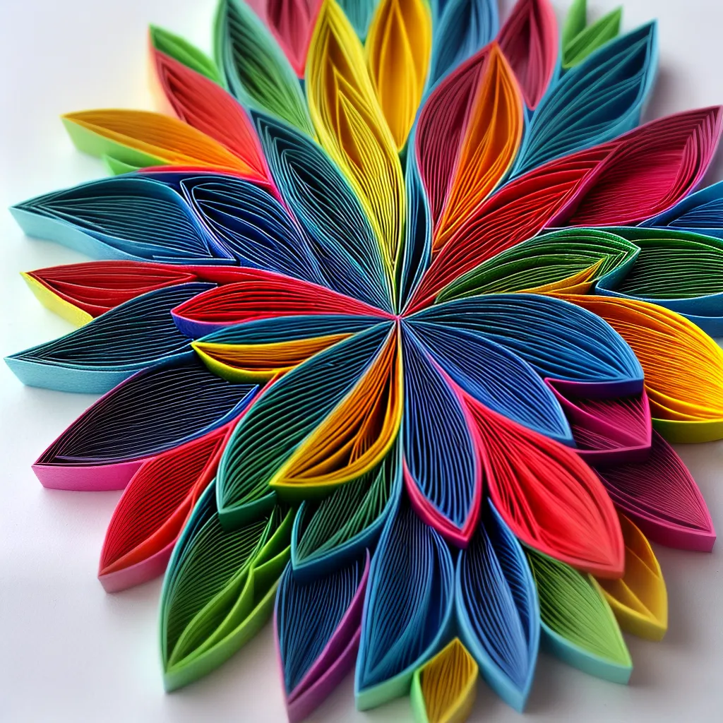 arte quilling colorida detalhada arte quilling colorida detalhada