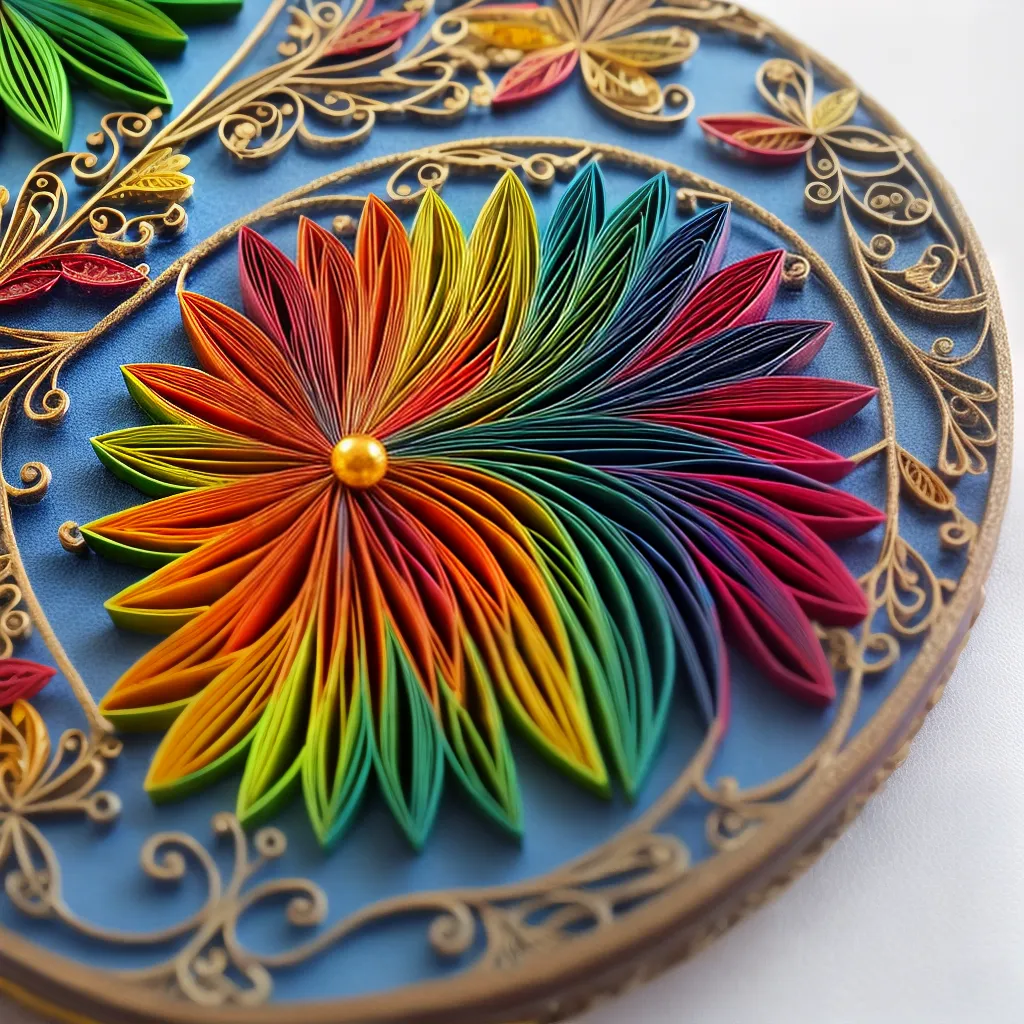 arte quilling colorida detalhes precisao arte quilling colorida detalhes precisao