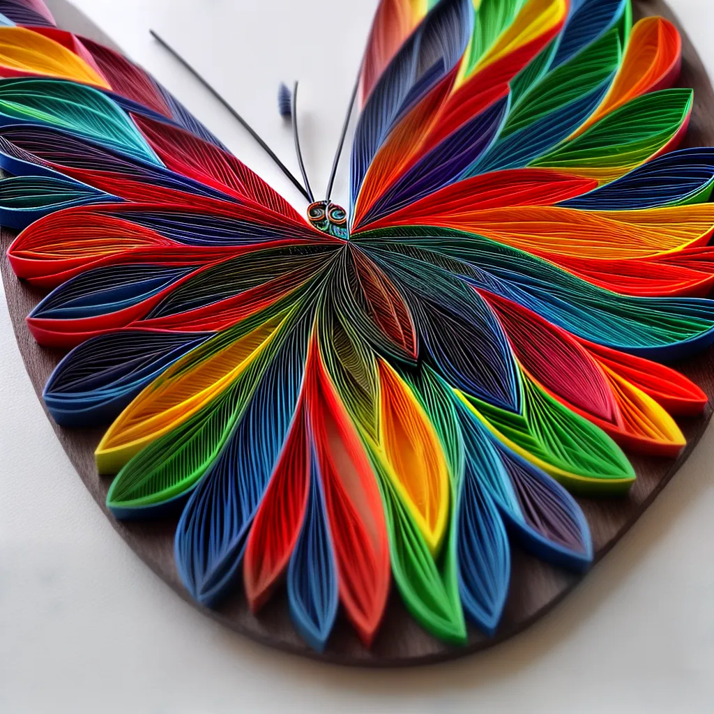 arte quilling flores borboletas colorido arte quilling flores borboletas colorido