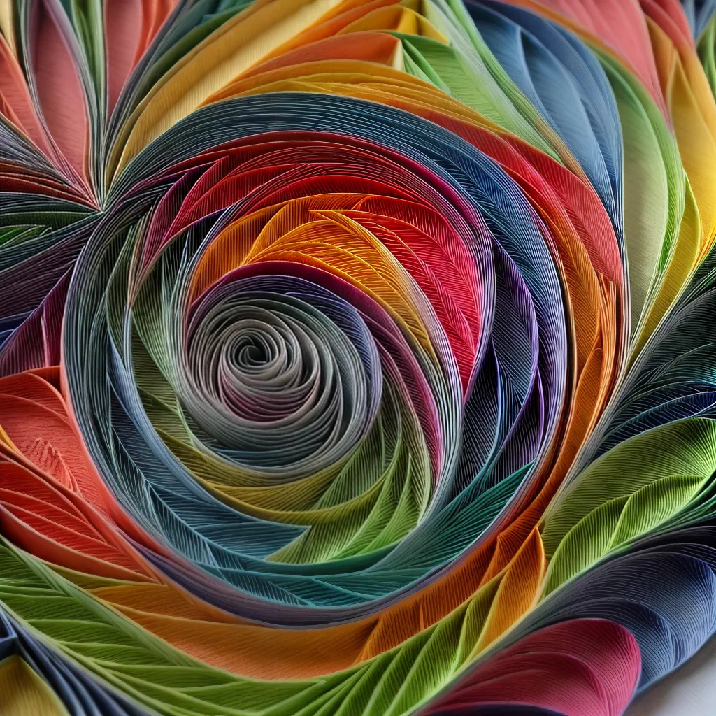 arte papel quilling colorido arte papel quilling colorido
