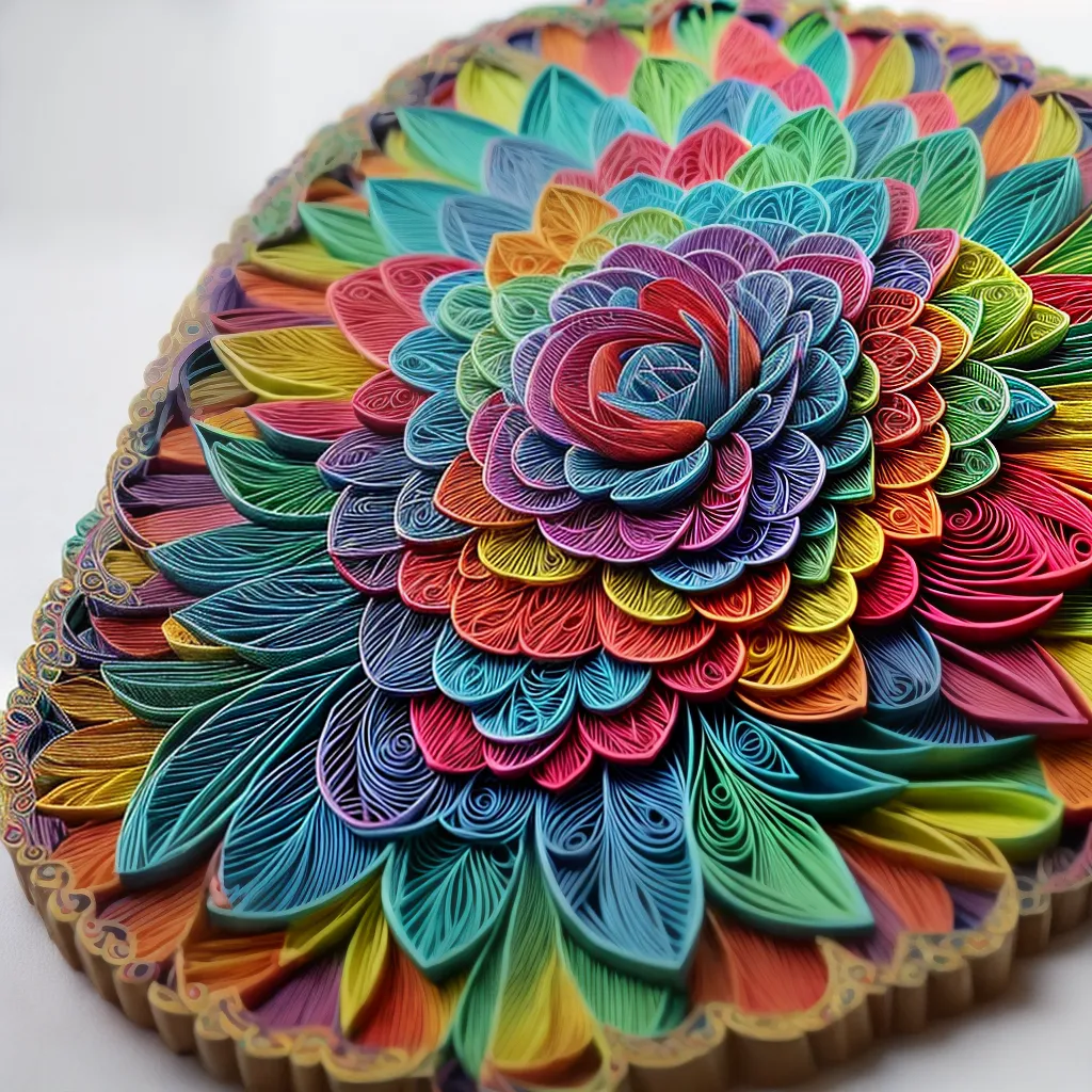 arte quilling cores detalhes intrincados arte quilling cores detalhes intrincados