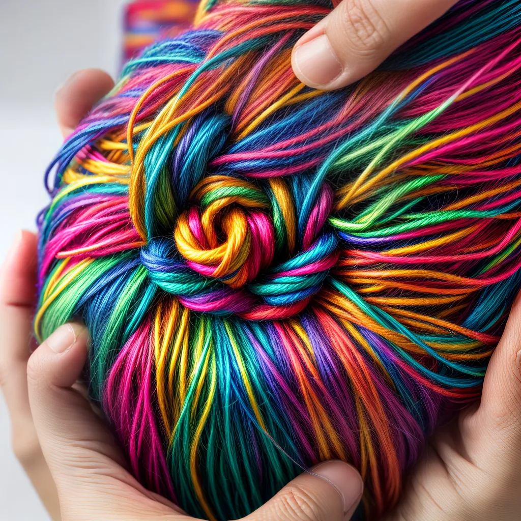 macrame tecido colorido maos artesanato