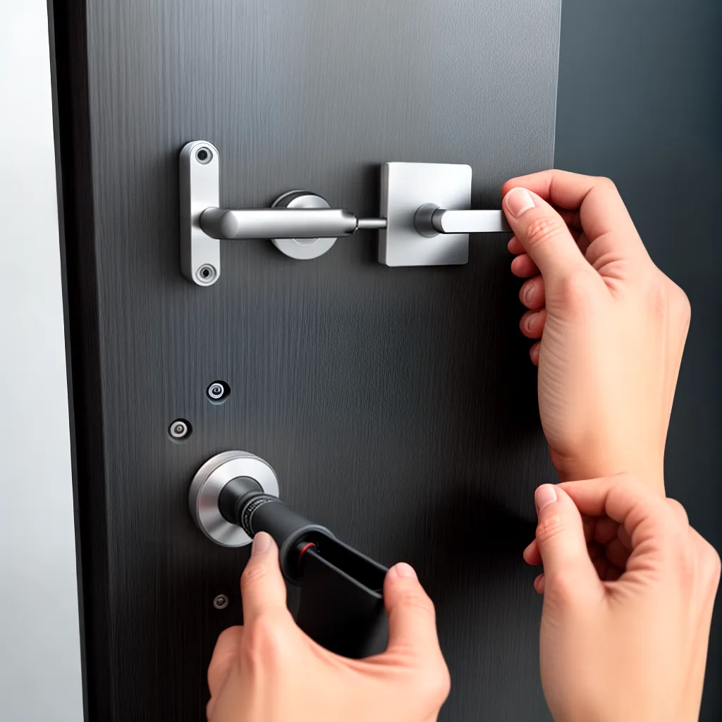 instalacao trava magnetica porta portao