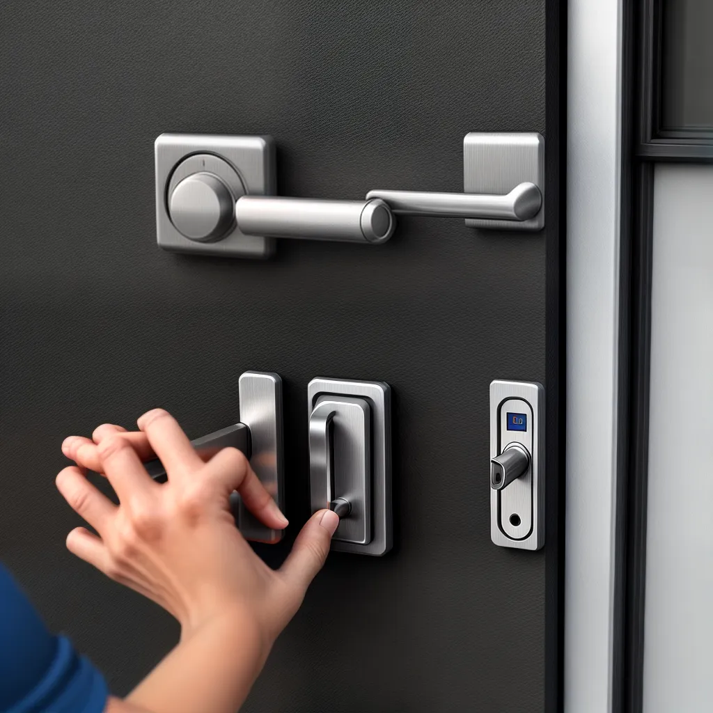 instalacao trava magnetica porta portao 1