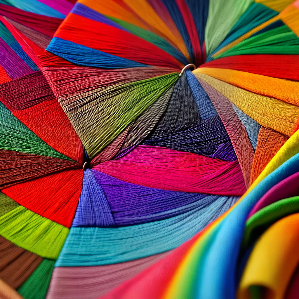 bordado colorido criativo tecido