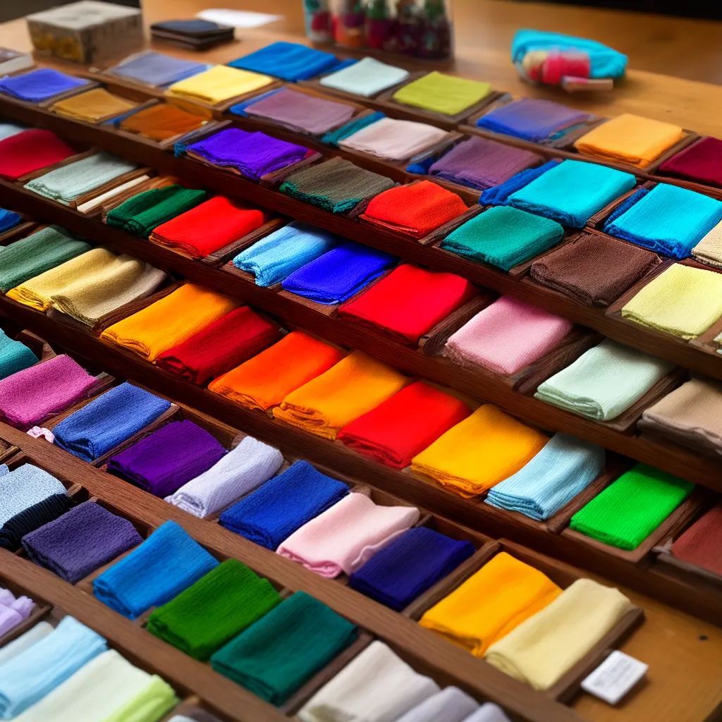 tintas cores artesanato tecido