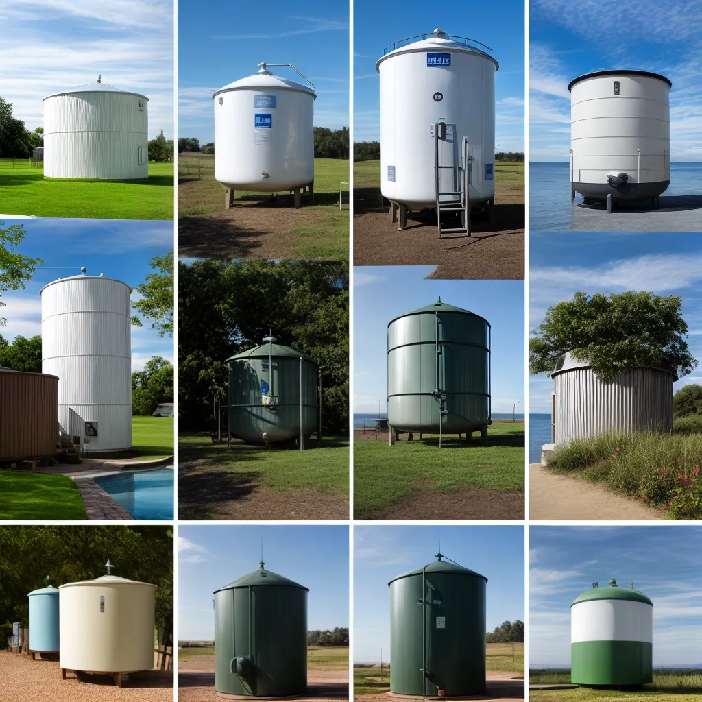 tanques agua variedade opcoes