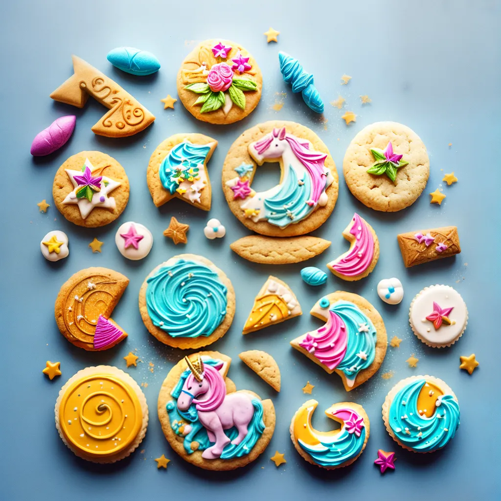 biscoitos imaginacao formas unicornio castelo biscoitos imaginacao formas unicornio castelo