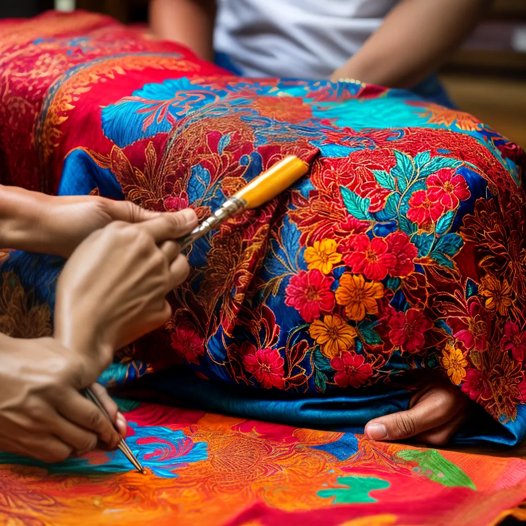 artesao indonesio batik tecnica tradicional artesao indonesio batik tecnica tradicional