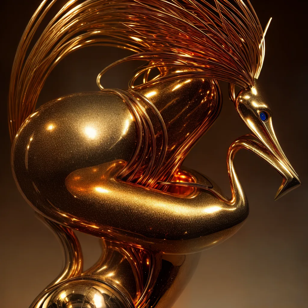 escultura metal cobre bronze luzes