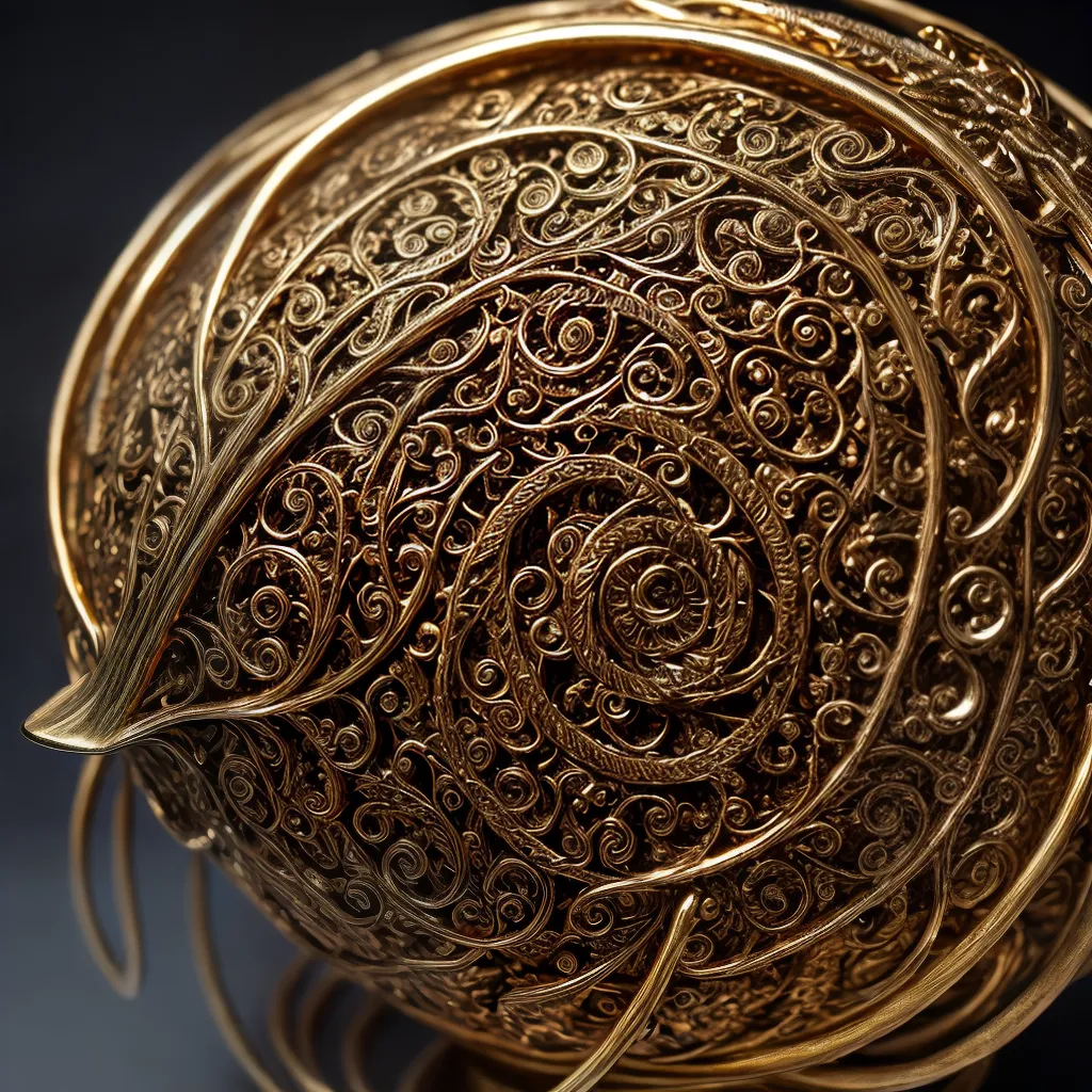 escultura metal cobre brass 2