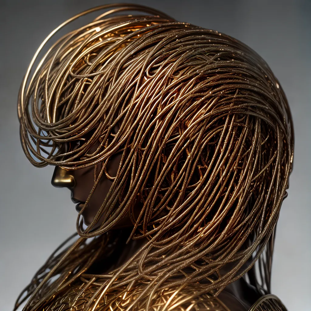escultura metal cobre bronze artesanal