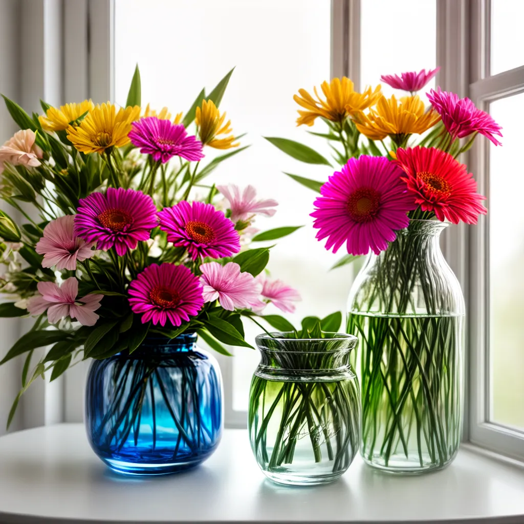 vaso vidro pintado sol floral decoracao vaso vidro pintado sol floral decoracao