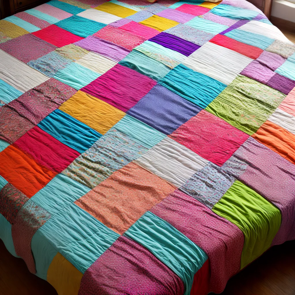 colcha patchwork colorida madeira rustica colcha patchwork colorida madeira rustica