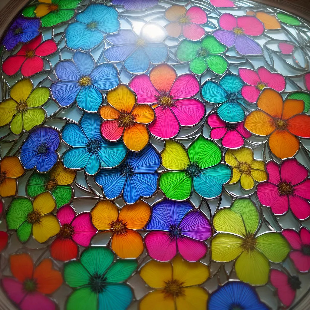 janela adesivos coloridos sol