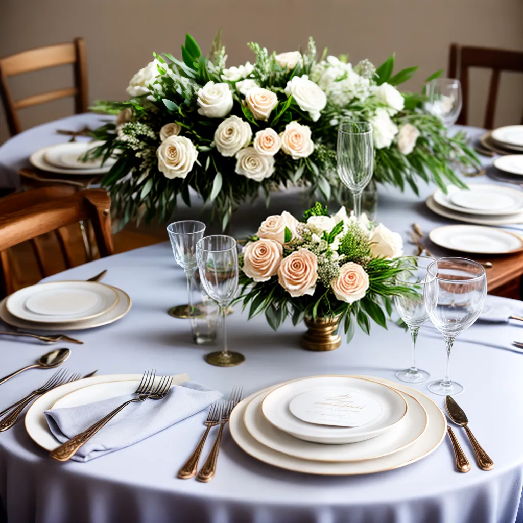 mesa casamento linhas flores cristal