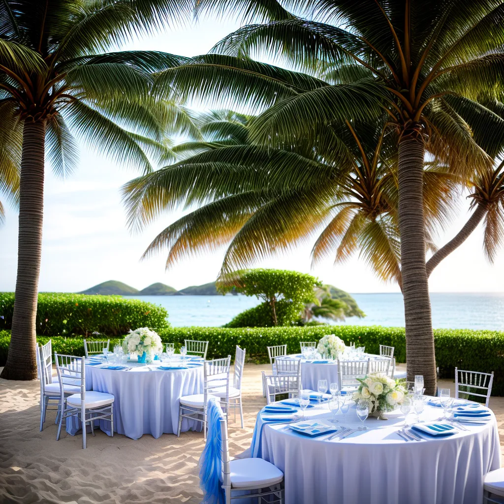 decoracao casamento praia cortinas flores tropicais
