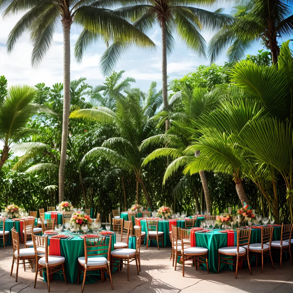 casamento tropical decoracao flores frutas 1