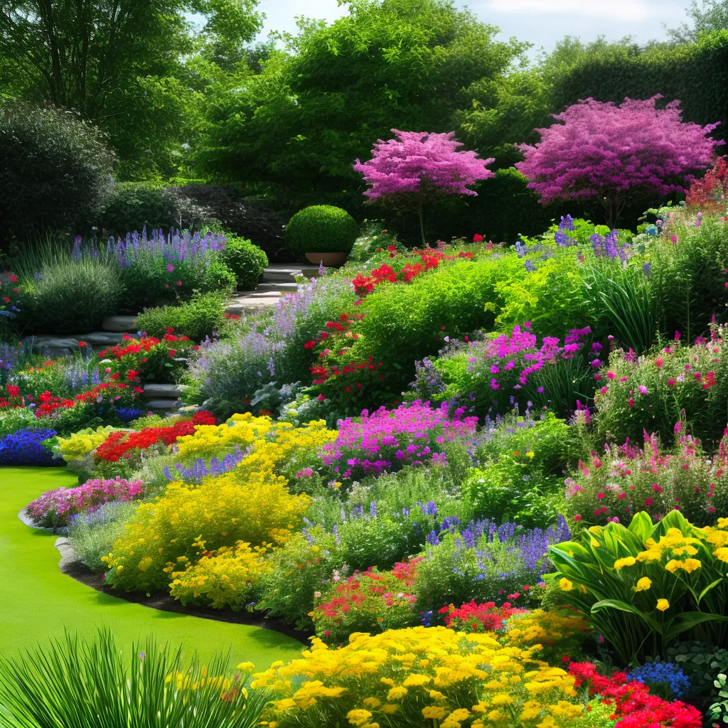 jardim colorido saudavel sem pragas