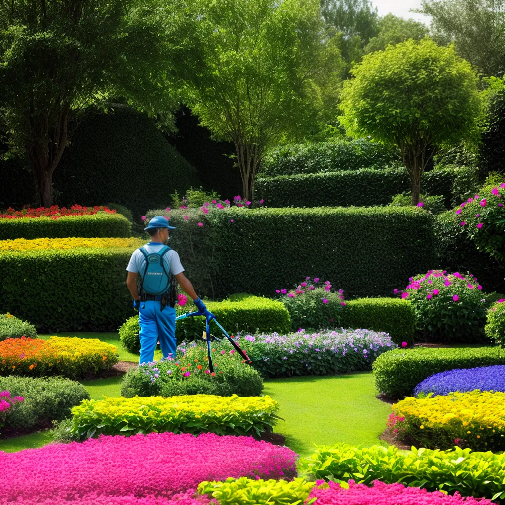 jardim colorido inspecao gardener protecao
