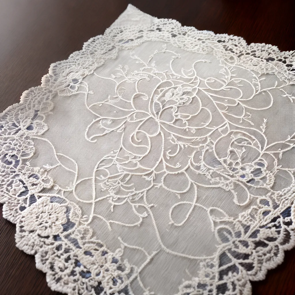placemat bordado renda elegante