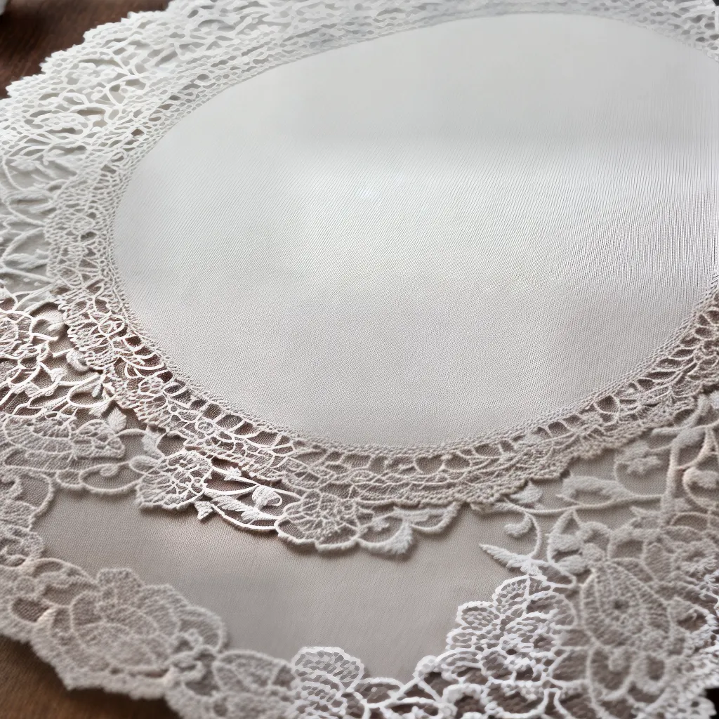 renda bordado placemat elegante