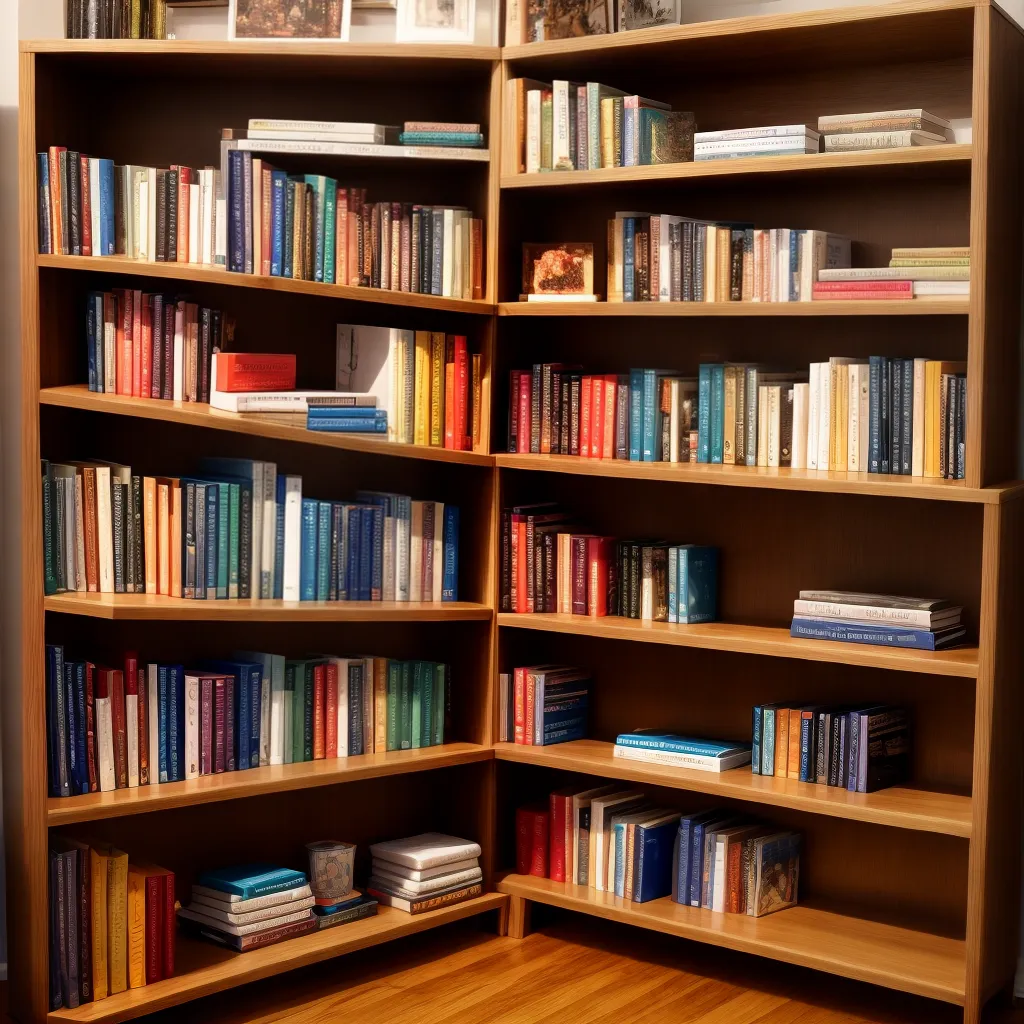 estante livros organizada iluminacao acolhedora estante livros organizada iluminacao acolhedora