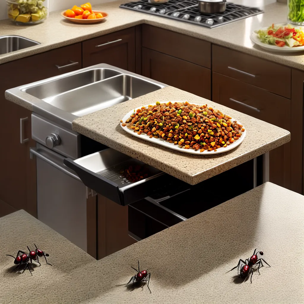 formigas alimento cozinha prevencao