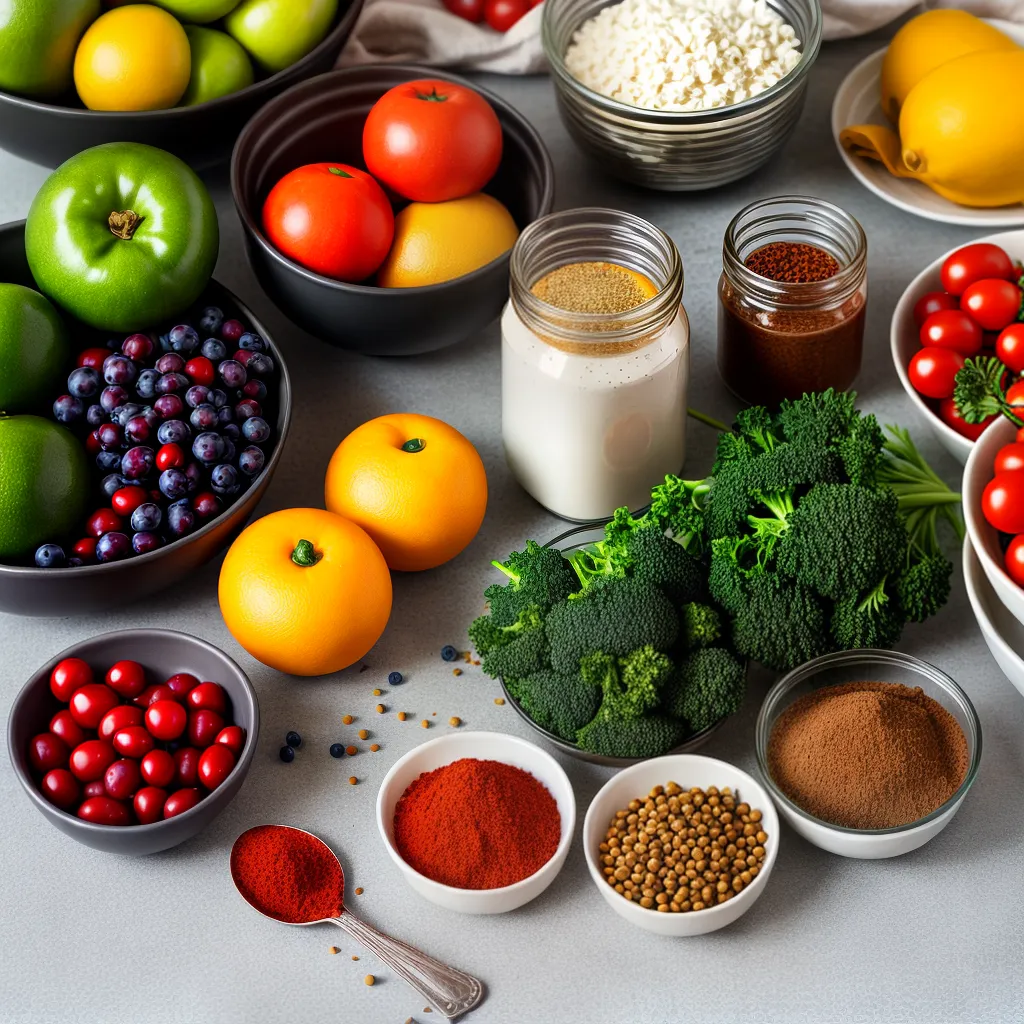 cozinha organizada frutas legumes especiarias