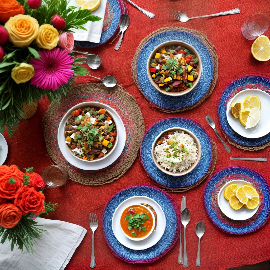 mesa jantar boho chic estampa etnica 1 mesa jantar boho chic estampa etnica 1