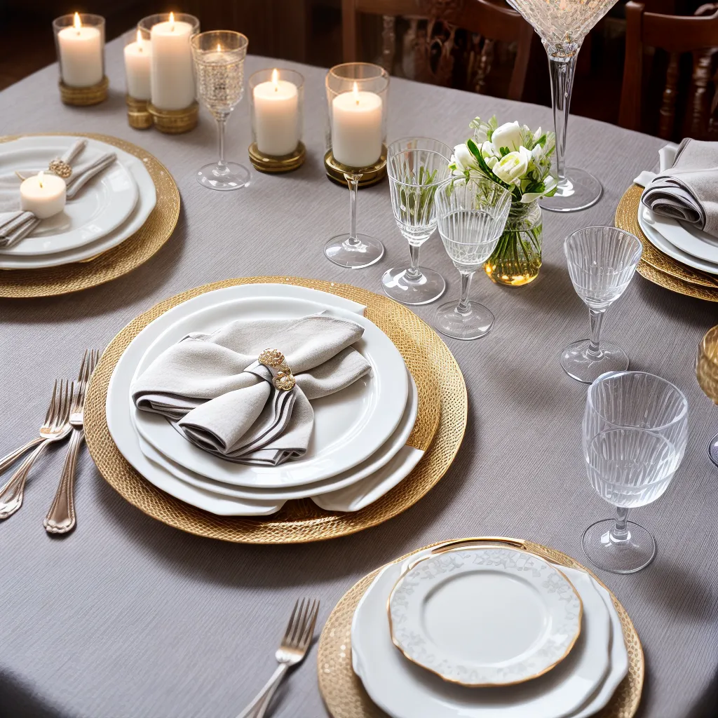 mesa jantar elegante prata cristal sousplat mesa jantar elegante prata cristal sousplat