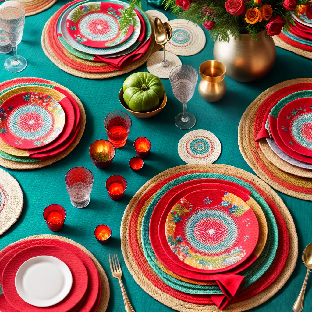 mesa junina placemats motivos tradicionais