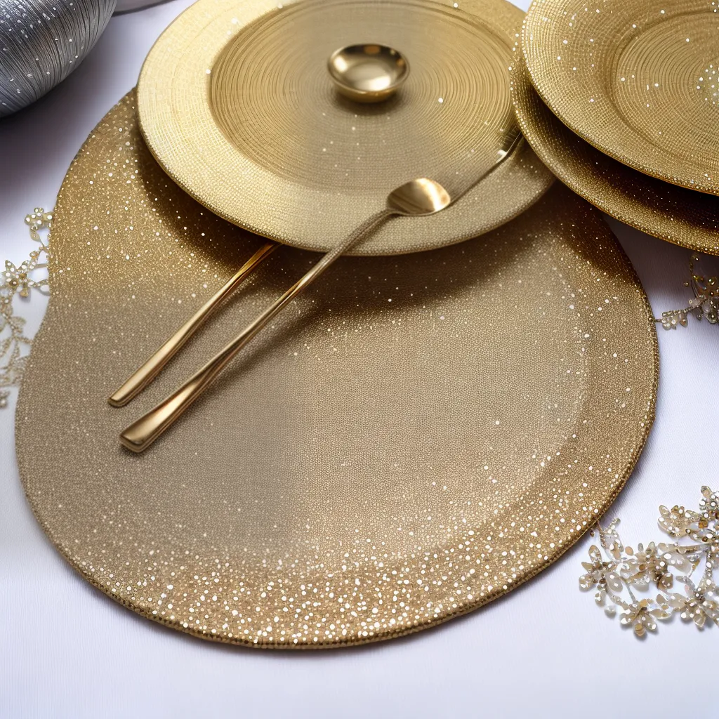 mesa jantar beirada brilhante elegante