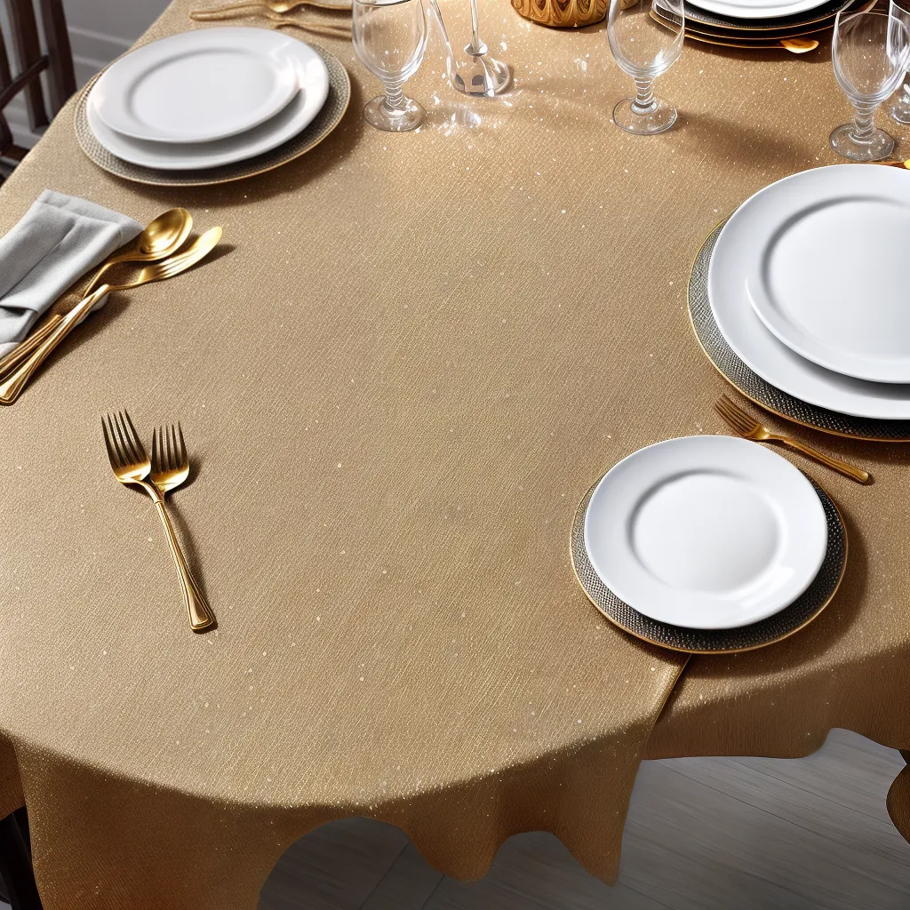 mesa brilhante placemat joias